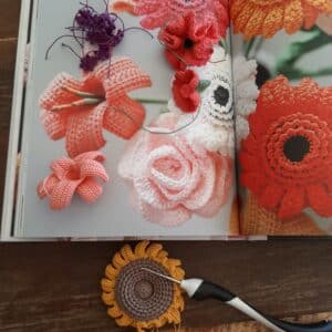 Bloemen haken, losse bloemen