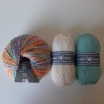 11. Pastel paars-oranje-blauw