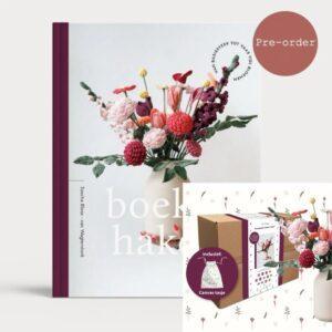 Boeket haken, boek en garenpakket