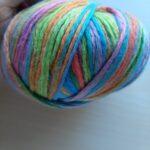 Groen/oranje/roze/blauw